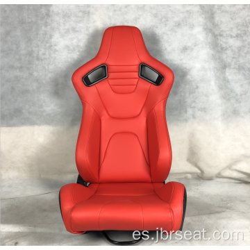 Asiento de carreras doble ajustable de PVC